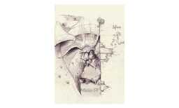 Alice in Wonderland Rabbit Drawing - Birthday Gift Idea Wall Decorations - thumbnail 1