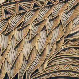Peacock Figurative Art, Minimalist Style Layered Wood Wall Hanging, Handcrafted Sculpture, Modern Home Decor - thumbnail 4