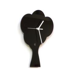 Tree - Black Acrylic Wall Clock, A Piece Of Art, Silhouette Home Accessories - thumbnail 2