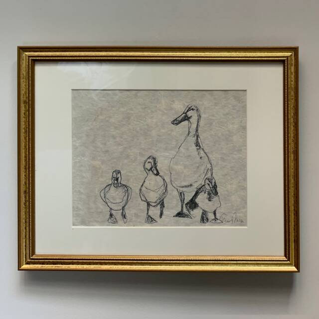 Ducks Art Print, Wall Art, Home Decor, Nursery Family - image 1