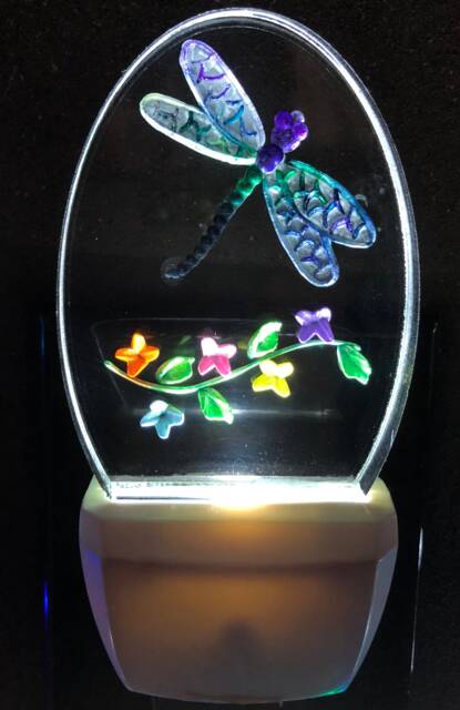 Dragonfly With Vine Night Light