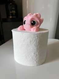 Baby Dragon Toilet Paper Topper Whimsical Bathroom Decor - thumbnail 1