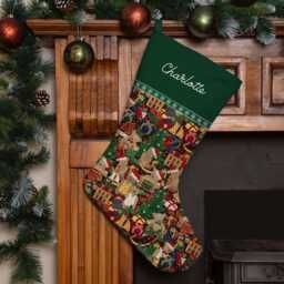 Personalised Christmas Stocking - Three Bears Design - Large - thumbnail 2