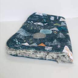 Adventure Blankie, Awaits Blanket, Lovey, Security New Baby Gift, Minky Boy Max Lovey - thumbnail 3