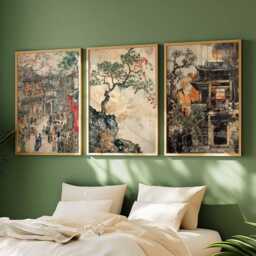 Set Of 3 Ha Giang Posters, Vietnam Travel Prints, Wall Art Set, Decor Poster - thumbnail 3