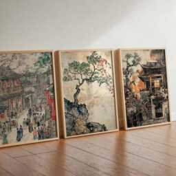 Set Of 3 Ha Giang Posters, Vietnam Travel Prints, Wall Art Set, Decor Poster - thumbnail 2