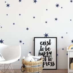 Stars - Vinyl Wall Decals Mixed Size Star Stickers Peel & Stick Children's Baby Boys Girls Nursery Kids Room D??cor - thumbnail 3