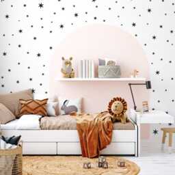 Stars - Vinyl Wall Decals Mixed Size Star Stickers Peel & Stick Children's Baby Boys Girls Nursery Kids Room D??cor - thumbnail 2