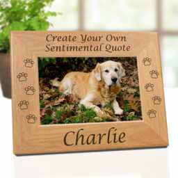 Dog Memorial Picture Frame, Diy Create Your Own, Pet Remembrance Keepsake, Personalized Loss Gift, Engraved Custom Tribute - thumbnail 2