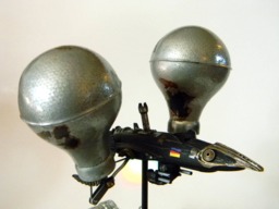 Finely Detailed Handmade Airship Model. One Of A Kind Design From Steampunk Artist, T. Vincent Smith. Head-Turning Sci-Fi Display Art. Wow