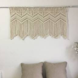 Earthy Tones Home Decor, Bedroom Wall Art, Macrame Hanging, Living Room Decoration - thumbnail 3