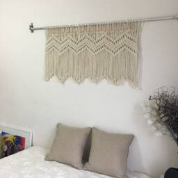 Earthy Tones Home Decor, Bedroom Wall Art, Macrame Hanging, Living Room Decoration - thumbnail 4
