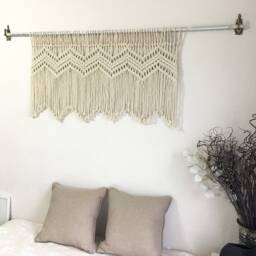 Earthy Tones Home Decor, Bedroom Wall Art, Macrame Hanging, Living Room Decoration - thumbnail 2