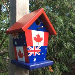 Canada & Australia Birdhouse - thumbnail 2