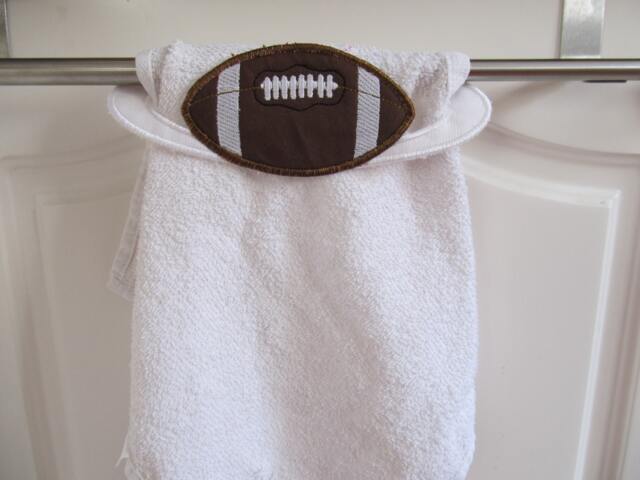 Football Towel Topper Machine Embroidery Ith Project Designs 5x7 - in The Hoop Instant Download