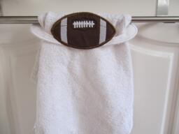 Football Towel Topper Machine Embroidery Ith Project Designs 5x7 - in The Hoop Instant Download