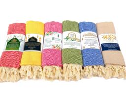 Personalized Turkish Cotton Peshtemal Towel Ramadan, Eid, Wedding Favors