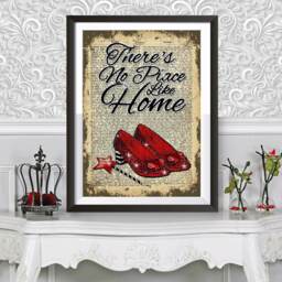 The Wizard Of Oz Print Home Wall Decor Poster Dictionary Background