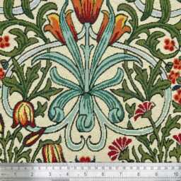 Custom Made William Morris Woodland Weeds Blackout/Lining Curtains 3 - thumbnail 2