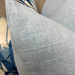 John Lewis & Partners Fabric - Cotton Blend Cushion Pillow Cover, Double Sided Baby Blue Handmade in UK - thumbnail 3