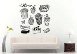 Movie Film Cinema Kino Stuff Wall Decal Vinyl Sticker Mural Room Decor L932 - thumbnail 1