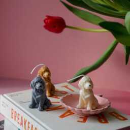 Basset Hound Candle - Vegan Soywax Home Decor Gift For Dog Lover - thumbnail 2