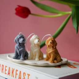 Basset Hound Candle - Vegan Soywax Home Decor Gift For Dog Lover - thumbnail 4
