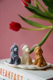 Basset Hound Candle - Vegan Soywax Home Decor Gift For Dog Lover