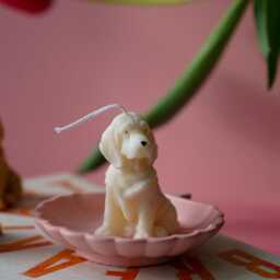 Basset Hound Candle - Vegan Soywax Home Decor Gift For Dog Lover - thumbnail 3