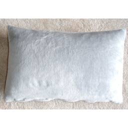 "Tempur Travel Minky Pillow Cover With Zip 40x26cm Grey Gray Plush 10x16 Cuddlesoft Fleece Soft Fluffy Oblong Cushion Case Sham 16""x10" - thumbnail 1