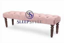 Chloe Upholstered Bench - Seat Footstool Coffee Table