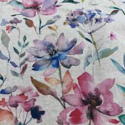 Chatham Glynn Floral Piped Cushion Various Sizes Available - thumbnail 4
