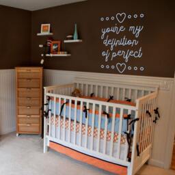 You're My Definition Of Perfect Quote Decal - Nursery Vinyl Wall Art - thumbnail 2