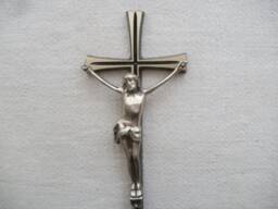 Catholic Crucifix Jesus Cross Wall Art Christian Decor Solid Brass Hanging Gifts Religious Home Large
