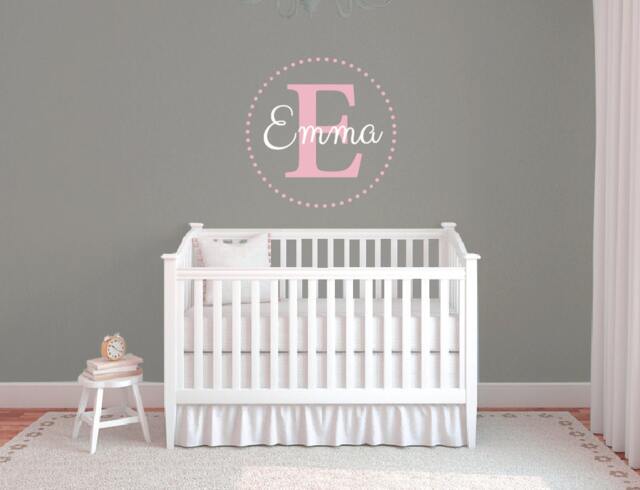 Personalized Name Wall Decal, Wall Letters For Nursery, Monogram Decals, Girls Room Decor, Baby Stickers Kids Db305 - image 1