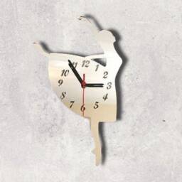 Ballerina Acrylic Clock - Many Colours Available - Bespoke Shapes & Sizes Made - thumbnail 2