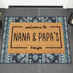 Minimalist Personalized Doormat - Custom Name Welcome Mat Perfect Housewarming Gift - thumbnail 4