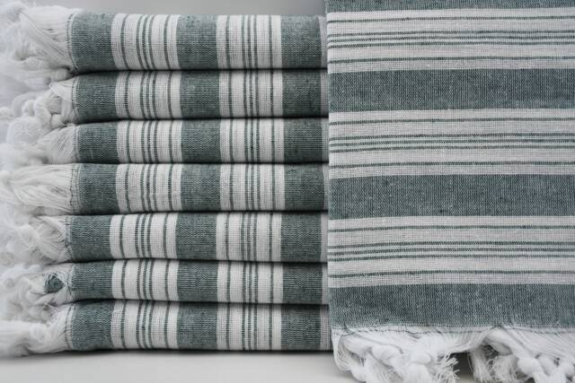 "Thin Towel, Towel, Bohemian Towel, Peshtemal, 32""x65" - image 1