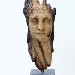 Greek Statue New Ceramic Figurine Sculpture Art Decor Signed Statue Marble - thumbnail 2