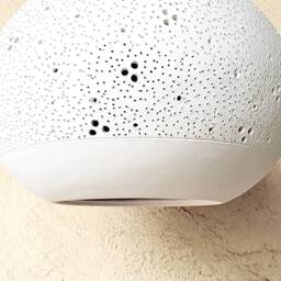 Handmade Perforated Ceramic Pendant Light - Kitchen Island Lighting - thumbnail 4