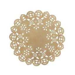 Gold Eyelet Dining Set Placemat, Coaster & Napkin Ring By Ariana Ost - thumbnail 3