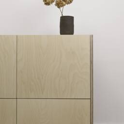 Ototo.13 Chest Of Drawers With Two Cabinets & Made Plywood, Modern Sideboard, Scandinavian Minimalist Furniture - thumbnail 3