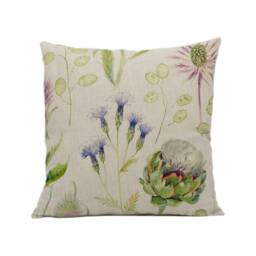 Sanderson - Thistle Garden Linen/Fig Stunning Designer Cushion Cover Home D??cor Throw Pillow - thumbnail 3