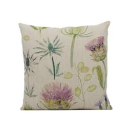 Sanderson - Thistle Garden Linen/Fig Stunning Designer Cushion Cover Home D??cor Throw Pillow - thumbnail 2