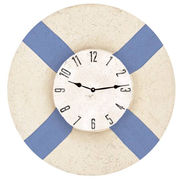 Life Saver Clock - Beach Boat Themed Clock - image 1