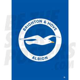 Brighton & Hove Albion Fc Crest Poster - Officially Licensed Product - thumbnail 1