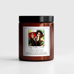 Personalised Photo Candle, Candle For Women, Wife - Mothers Day, Christmas, Valentines, Anniversary, Birthday Or Special Occasion Gift - thumbnail 1