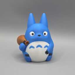 Totoro Figure Set - Studio Ghibli Inspired Grey Blue White Decor, Anime Gift, Desk Shelf Ornament - Buy 1 Or Of 3 - thumbnail 4