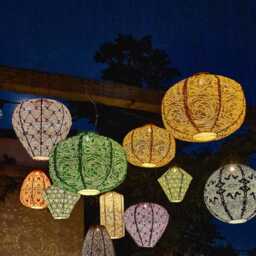Solar Lantern Pumpkin - thumbnail 2