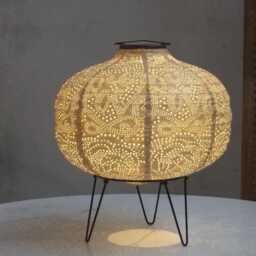 Solar Lantern Pumpkin - thumbnail 1